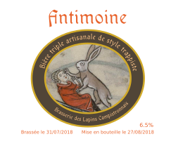 Beer label