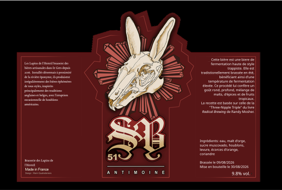 Beer label