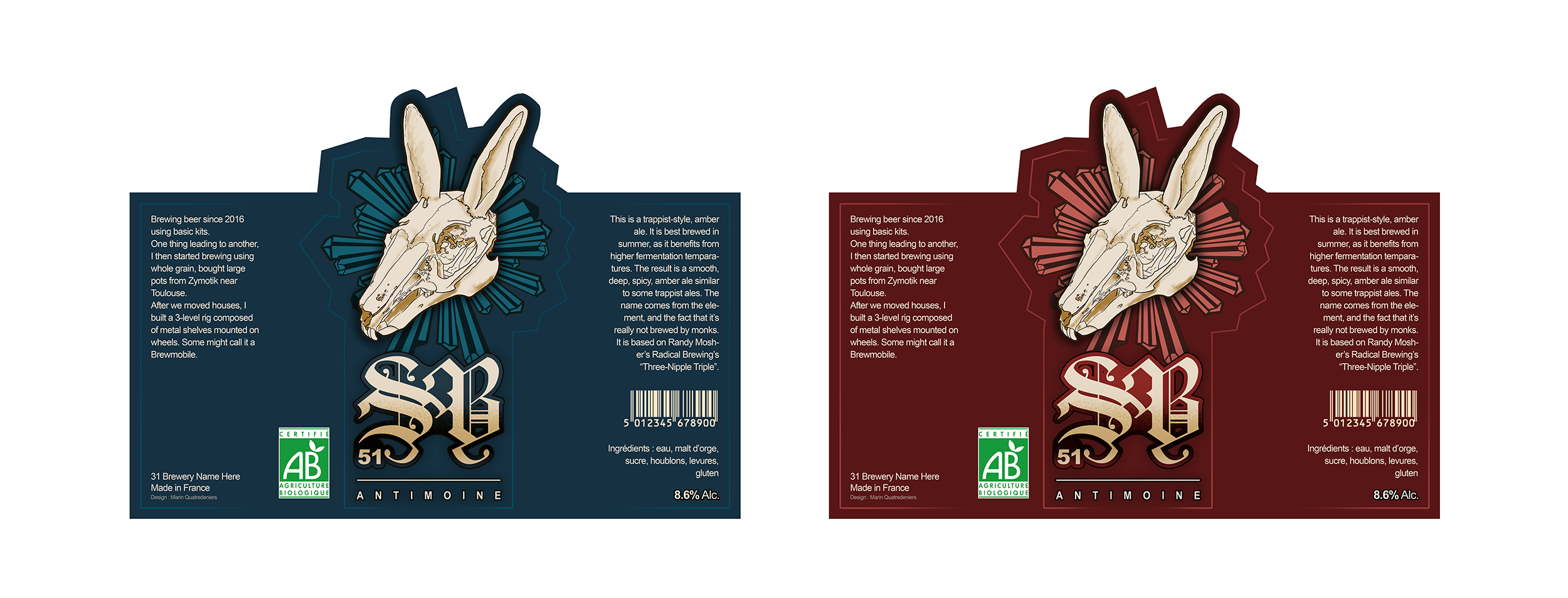 Beer label