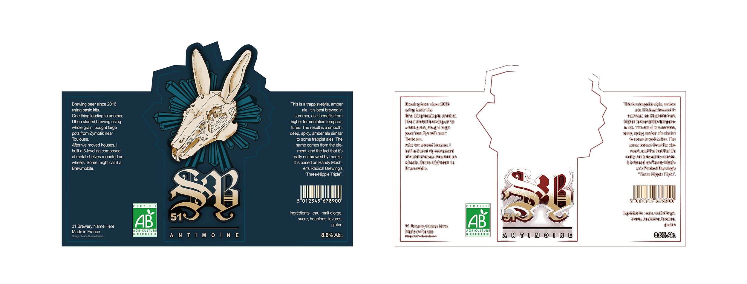 Beer label